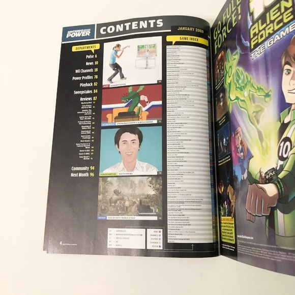 Nintendo Power Volume 237 January 2009 Magazine With Pokemon Stickers - Picture 10 of 16